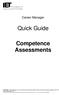 Quick Guide. Competence Assessments