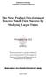 The New Product Development Process: Small Firm Success by Studying Larger Firms