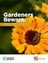 Gardeners Beware: Bee-Toxic Pesticides Found in Bee-Friendly Plants Sold at Garden Centers Nationwide