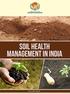 Soil Health Management in India