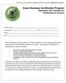 Green Business Certification Program Application and Checklist for Restaurants & Grocers