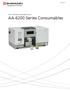 SSI Atomic Absorption Spectrophotometers AA-6200 Series Consumables