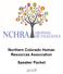 Northern Colorado Human Resources Association. Speaker Packet