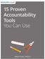 15 Proven Accountability Tools You Can Use