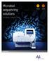 Microbial sequencing solutions