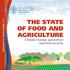 FAO s work on climate change SOFA. THE STATE OF FOOD AND AGRICULTURE Climate change, agriculture and food security