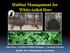 Habitat Management for White-tailed Deer. Matt Ross, Certified Wildlife Biologist Licensed Forester Quality Deer Management Association