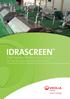 IDRASCREEN. High capacity compact screening units for the pre-treatment of wastewater