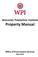 Worcester Polytechnic Institute. Property Manual