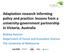 Adaptation research informing policy and practice: lessons from a university-government partnership in Victoria, Australia