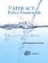W ater Act. Policy Framework. Consultation Draft. princeedwardisland.ca/wateract