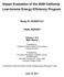Impact Evaluation of the 2009 California Low-Income Energy Efficiency Program