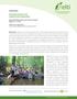 elti Ecosystem Services and Tropical Forest Restoration Environmental Leadership & Training Initiative