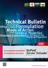 DataFormulation. Technical Bulletin. Mode of Action. iseases Controlled. Chemical Properties. Physical Properties. Overview