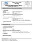 SAFETY DATA SHEET Revised edition no : 0 SDS/MSDS Date : 12 / 3 / 2012