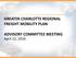 GREATER CHARLOTTE REGIONAL FREIGHT MOBILITY PLAN ADVISORY COMMITTEE MEETING