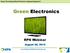 Green Purchasing Best Practices: Imaging Equipment. Green Electronics. RPN Webinar. August 26,