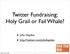 Twitter Fundraising: Holy Grail or Fail Whale?