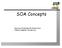 SOA Concepts. Service Oriented Architecture Johns-Hopkins University