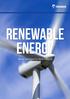 Renewable Energy. Teknos Solutions for Wind Turbines
