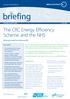 The CRC Energy Efficiency Scheme and the NHS. Background