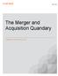 The Merger and Acquisition Quandary