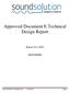 Approved Document E Technical Design Report