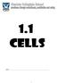 LEARNING OUTCOMES CCEA GCSE BIOLOGY: UNIT 1: Cells, Living Processes and Biodiversity