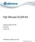 Hgf (Mouse) ELISA Kit