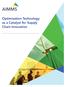 Optimization Technology as a Catalyst for Supply Chain Innovation