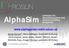AlphaSim software for