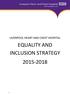 LIVERPOOL HEART AND CHEST HOSPITAL EQUALITY AND INCLUSION STRATEGY