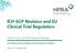 ICH GCP Revision and EU Clinical Trial Regulation