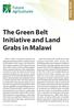 The Green Belt Initiative and Land Grabs in Malawi