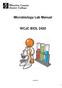Microbiology Lab Manual WCJC BIOL 2420