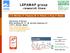 LEPAMAP group -research lines-