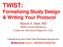 Formalizing Study Design & Writing Your Protocol. Manish A. Shah, MD Weill Cornell Medicine Center for Advanced Digestive Care