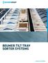 BEUMER TILT TRAY SORTER SYSTEMS LOGISTIC SYSTEMS