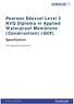 Pearson Edexcel Level 2 NVQ Diploma in Applied Waterproof Membrane (Construction) (QCF) Specification