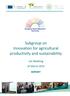 Subgroup on Innovation for agricultural productivity and sustainability