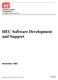HEC Software Development and Support