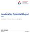 Leadership Potential Report