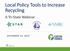 Local Policy Tools to Increase Recycling. A Tri-State Webinar