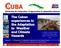 The Cuban experiences in the Adaptation to Weather and Climate Hazards