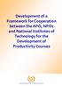 Development of a Framework for Cooperation between the APO, NPOs and National Institutes of Technology for the Development of Productivity Courses