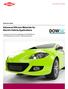 Advanced Silicone Materials for Electric Vehicle Applications