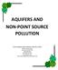 AQUIFERS AND NON POINT SOURCE POLLUTION