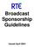 Broadcast Sponsorship Guidelines