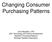Changing Consumer Purchasing Patterns