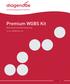Premium WGBS Kit. Whole Genome Bisulfite Sequencing. Cat. No. C (8 rxns) Version 1 I 07.15